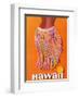 Pan American: Hawaii - Hula Skirt-null-Framed Art Print