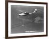 Pan American Philippine Martin Clipper over San Francisco Photograph - San Francisco, CA-Lantern Press-Framed Art Print