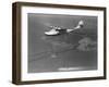 Pan American Philippine Martin Clipper over San Francisco Photograph - San Francisco, CA-Lantern Press-Framed Art Print