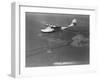 Pan American Philippine Martin Clipper over San Francisco Photograph - San Francisco, CA-Lantern Press-Framed Art Print