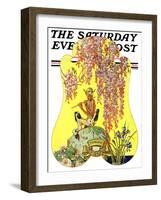 "Pan and His Pipes," Saturday Evening Post Cover, June 2, 1928-Joseph Christian Leyendecker-Framed Giclee Print