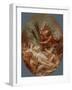 Pan And Nymph Syrinx-Francois Boucher-Framed Giclee Print