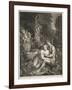 Pan and Pomona, C.1685-Jan Verkolje-Framed Giclee Print
