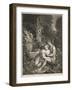 Pan and Pomona, C.1685-Jan Verkolje-Framed Giclee Print