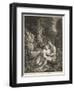 Pan and Pomona, C.1685-Jan Verkolje-Framed Giclee Print