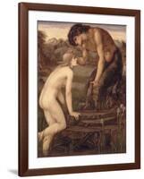 Pan and Psyche, 1870s-Edward Burne-Jones-Framed Giclee Print