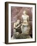 Pan and Satyr, Pan Removing a Splinter from a Satyr's Foot-null-Framed Photographic Print