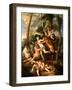 Pan and Syrinx, 1637 (Oil on Canvas)-Nicolas Poussin-Framed Giclee Print