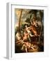 Pan and Syrinx, 1637 (Oil on Canvas)-Nicolas Poussin-Framed Giclee Print