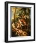 Pan and Syrinx, 1637-Nicolas Poussin-Framed Giclee Print