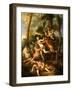 Pan and Syrinx, 1637-Nicolas Poussin-Framed Giclee Print