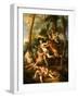 Pan and Syrinx, 1637-Nicolas Poussin-Framed Giclee Print