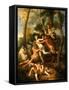 Pan and Syrinx, 1637-Nicolas Poussin-Framed Stretched Canvas