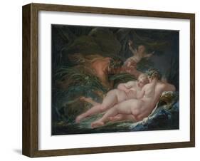 Pan and Syrinx, 1759-François Boucher-Framed Giclee Print