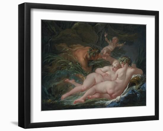 Pan and Syrinx, 1759-François Boucher-Framed Giclee Print