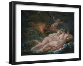 Pan and Syrinx, 1759-François Boucher-Framed Giclee Print