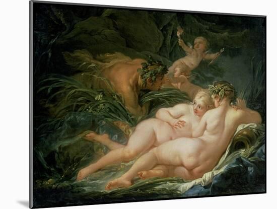 Pan and Syrinx, 1759-Francois Boucher-Mounted Giclee Print