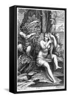 Pan and Syrinx-P Vanderbank-Framed Stretched Canvas