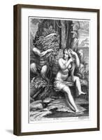 Pan and Syrinx-P Vanderbank-Framed Giclee Print