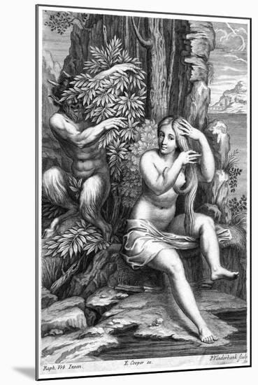 Pan and Syrinx-P Vanderbank-Mounted Giclee Print