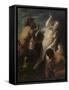 Pan and Syrinx-Jacob Jordaens-Framed Stretched Canvas