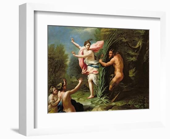 Pan and Syrinx-Paolo Di Matteis-Framed Giclee Print