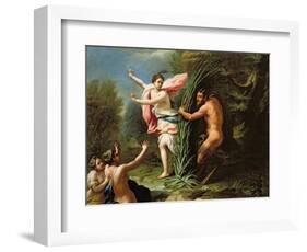 Pan and Syrinx-Paolo Di Matteis-Framed Giclee Print