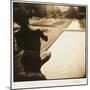 Pan and the pool, Lake Como, Italy-Theo Westenberger-Mounted Art Print