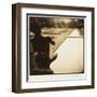 Pan and the pool, Lake Como, Italy-Theo Westenberger-Framed Art Print