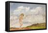 Pan, C.1916 (Tempera on Canvas)-Charles Sims-Framed Stretched Canvas