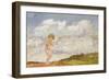 Pan, C.1916 (Tempera on Canvas)-Charles Sims-Framed Giclee Print