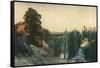 Pan Did after Syrinx Speed-Robert Anning Bell-Framed Stretched Canvas