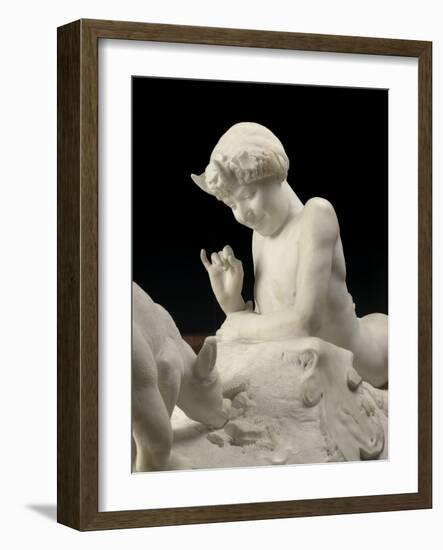 Pan et oursons-Emmanuel Fremiet-Framed Giclee Print