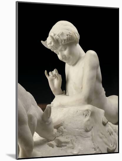Pan et oursons-Emmanuel Fremiet-Mounted Giclee Print