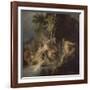 Pan et Syrinx-Nicolas Bertin-Framed Giclee Print