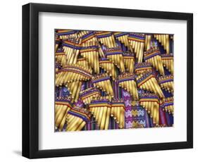 Pan Flutes, Aguas Calientas, Peru-Darrell Gulin-Framed Photographic Print