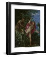 Pan Pursuing Syrinx, after 1615-Jan Brueghel the Elder-Framed Giclee Print