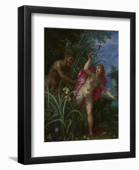 Pan Pursuing Syrinx, after 1615-Jan Brueghel the Elder-Framed Giclee Print