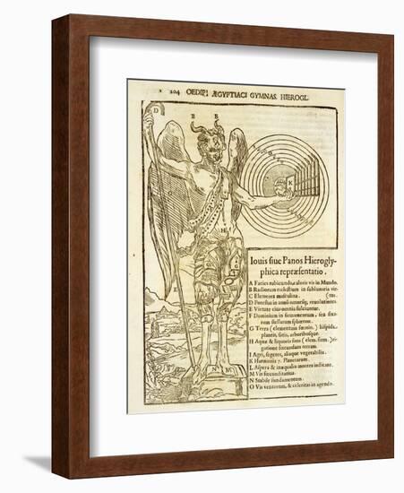 Pan, the Universal God, and the Elements he Represents-null-Framed Giclee Print