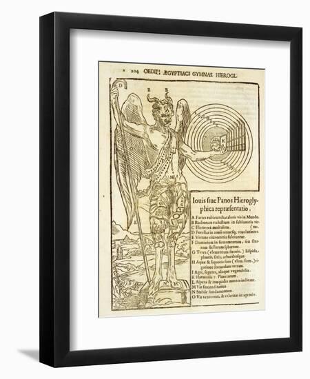 Pan, the Universal God, and the Elements he Represents-null-Framed Giclee Print