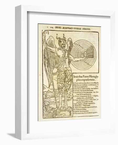 Pan, the Universal God, and the Elements he Represents-null-Framed Giclee Print