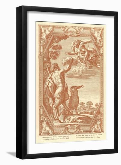 Pan with Goat-null-Framed Art Print