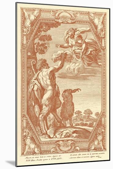 Pan with Goat-null-Mounted Art Print