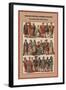 Panache Wimples and Warrior Knights in the XVI Century-Friedrich Hottenroth-Framed Art Print