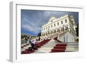 Panagia Evangelistria Church, Hora, Tinos, Cyclades, Greek Islands, Greece, Europe-Tuul-Framed Photographic Print