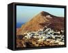 Panagia Kimissis Monastery, Kastro, the Chora Village, Folegandros, Cyclades Islands, Greek Islands-Tuul-Framed Stretched Canvas