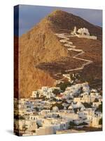 Panagia Kimissis Monastery, Kastro, the Chora Village, Folegandros, Cyclades Islands, Greek Islands-Tuul-Stretched Canvas