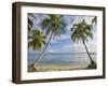 Panama, Bocas Del Toro Province, Carenero Island, Palm Trees and Beach-Jane Sweeney-Framed Photographic Print