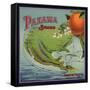 Panama Brand - Santa Barbara, California - Citrus Crate Label-Lantern Press-Framed Stretched Canvas