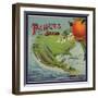 Panama Brand - Santa Barbara, California - Citrus Crate Label-Lantern Press-Framed Art Print